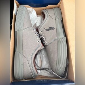 Polo by Ralph Lauren Men's Gray Canvas Sneakers